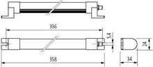 Load image into Gallery viewer, Modlight Illumix Slim Line 8W LED machine lamp, IP54, 24VDC, M8 connection
