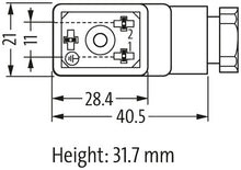 Load image into Gallery viewer, Valve plug - Type B, 230V, 2C + Ground
